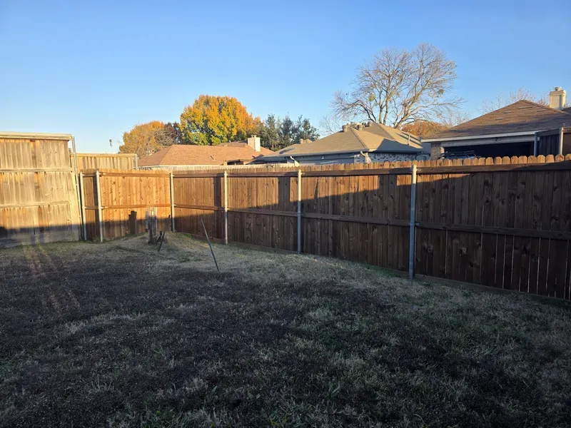 New wood fence installation and staining — Wylie, TX | Collin County Handyman Company